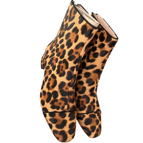 J.Crew Haircalf Pointy Toe Sadie Boot - Fierce Leopard Print - SZ 5.5 MSRP $225 - Picture 3 of 6